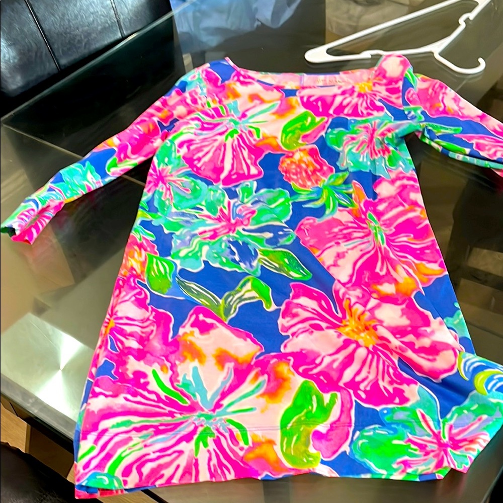 Lilly Pulitzer Floral Dress - Pink, Blue, Green